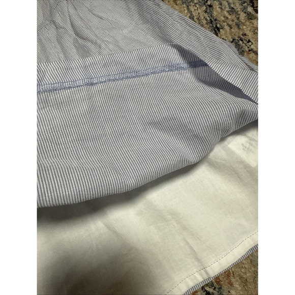 Madewell Dress Womens Size 8 Blue Midi Cotton Boho Prairie Lined Sleeveless - Picture 4 of 8